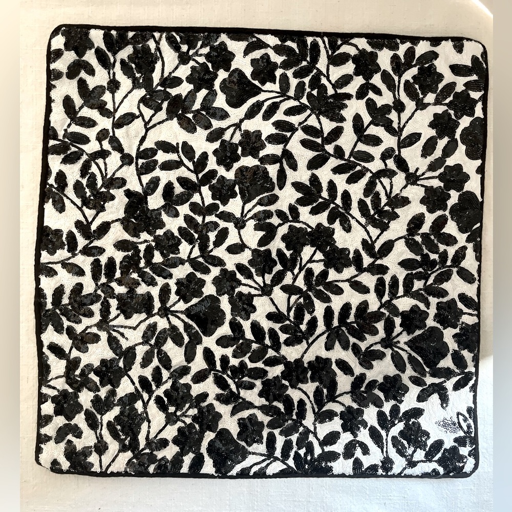Kate Spade sequin pillow case / cover